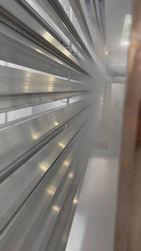 Perfiles de aluminio listos para el horno